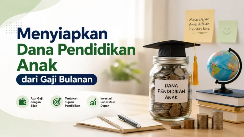 Ilustrasi menabung untuk biaya pendidikan anak