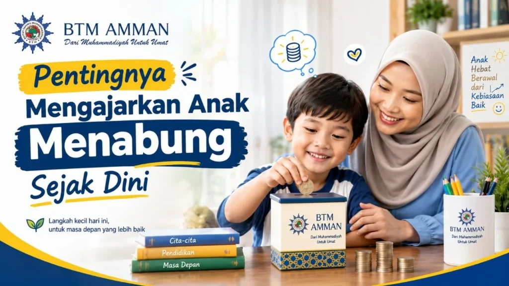 Ilustrasi pentingnya mengajarkan anak menabung sejak dini untuk pendidikan